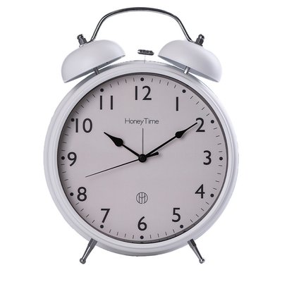 Годинник будильник на батарейці АА настільний годинник з будильником 20,5 см 2051091176 фото