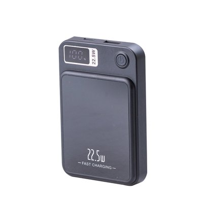 Повербанк с магнитной зарядкой 5000 mah powerbank 2 разъема USB Туре-С и Micro-USB 2078208382 фото