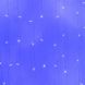 Гирлянда штора 1,5х1,5 м 160 LED светодиодная медный провод 8 нитей Синий 1961193877 фото 2