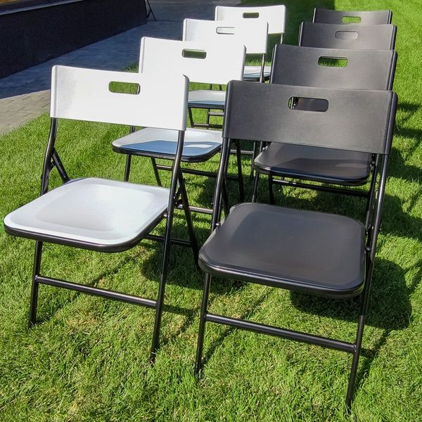 Набір складної мебелі(Стіл и 4 стільця), Чорний (з сумкою) SW-00001541 991943675 фото