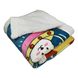 Плед-одеяло детское велюр с шерпой Сова HomeBrand 2212 фото 2