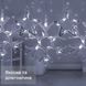 Гірлянда штора 3х0,9 м сніжинка зірка на 145 LED лампочок світлодіодна 10 шт Білий 1961119954 фото 1