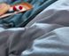 Комплект постельного белья Вареный хлопок голубой/серый Евро 1067347 фото 2