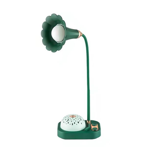 Лампа настільна акумуляторна нічник 3.2 Вт світильник з проекцією зоряного неба UP-180 Зелений 1892373100 фото